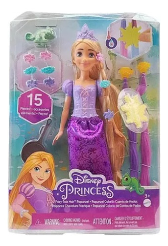 Muñeca Disney Princess Rapunzel Cabello Cuento De Hadas