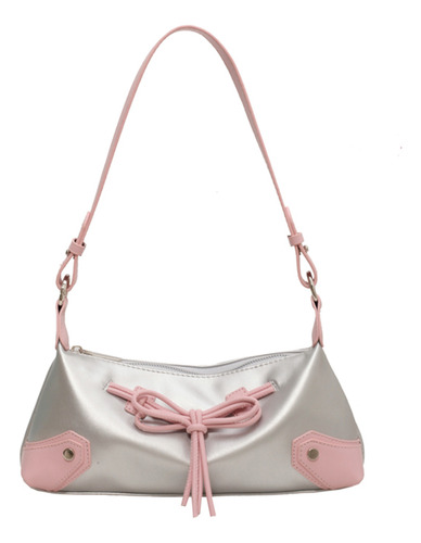 Bolso Bow Tie Chic Y2k, Bolso De Hombro Moderno En Colores C