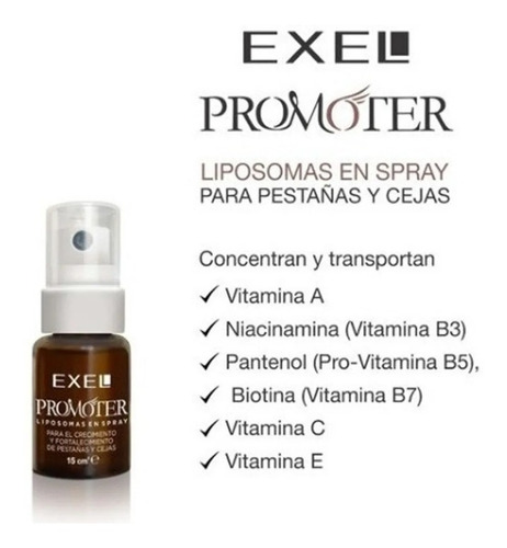 Promoter X6 Liposomas Crecimiento Pestañas Y Cejas Exel