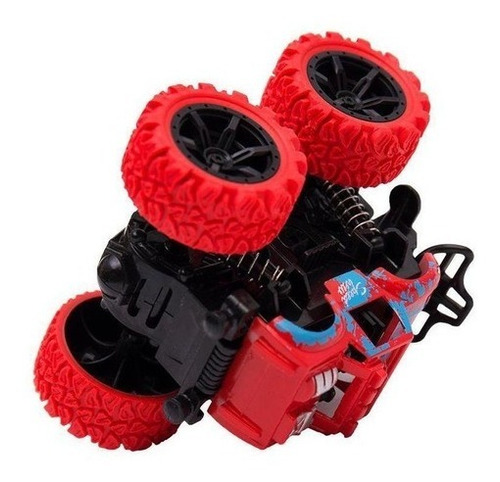 Carrinho Brinquedo Mini Truck Fricção Manobras Vermelho