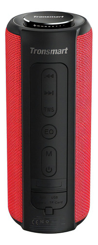 Parlante Tronsmart T6 Plus 40w Como Sony Y Jbl Color Rojo