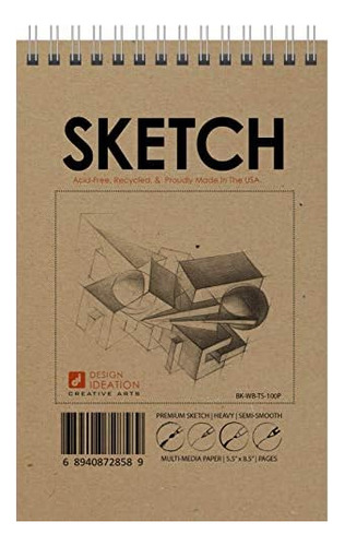 Sketch :multi-media Paper Sketch Book For Pencil, Ink, ...