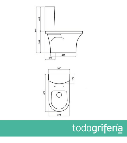 Inodoro Ferrum Varese Largo Deposito Touchless Y Tapa Ttxus