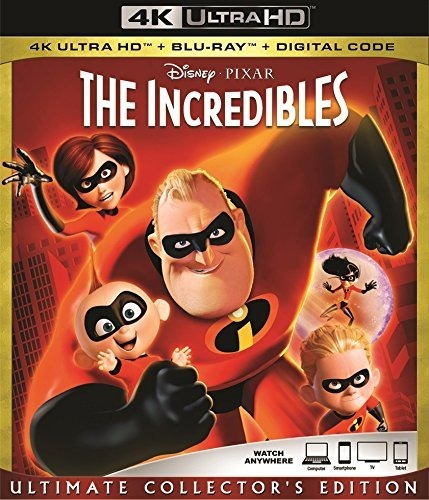 4k Ultra Hd + Blu-ray The Incredibles / Los Increibles