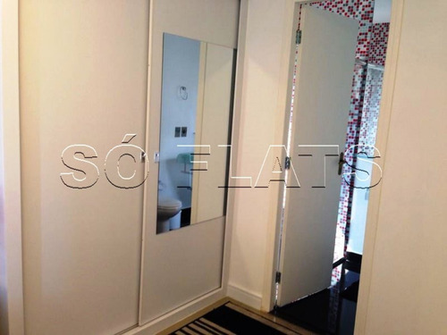 Imagem 10 de 15 de Flat Para Locação No Brooklin 2 Dorms 70m² Próximo Aos Grandes Escritórios E Comércio Da Região. - Sf23638