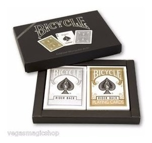 Baralhos Bicycle Gold E Silver - Mágica Poker Pôquer