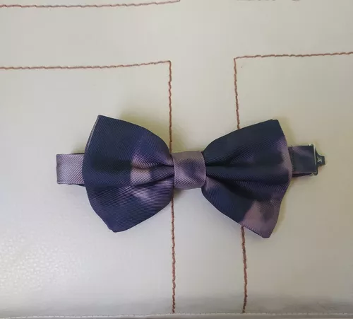 LOUIS VUITTON Corbata de seda color ciruela En su caja