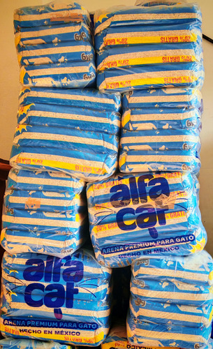 Arena Sanitaria Fresca Alfa Cat 24 Kg - Arcilla Natural