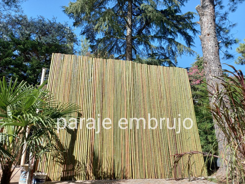 Cercos De Caña A Medida Tacuara Bambu Pergolas. Envios (Usado)