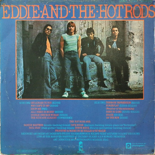 Imagem 2 de 4 de Lp Vinil Vg+ Eddie And The Hot Rods Teenage Depression Br 76