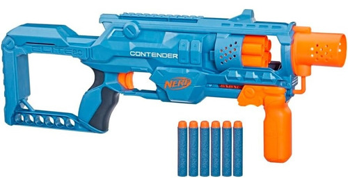 Nerf Elite 2.0 Contender 6 Balas Dardos Pistola Lanzadardos
