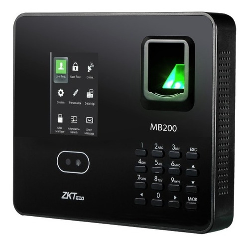 Marcador Digital De Asistencia Reloj Biometrico Zkteco Mb200