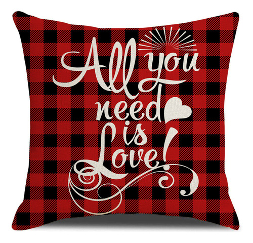 Funda De Almohada Para El Día De San Valentín Love Sofa Con