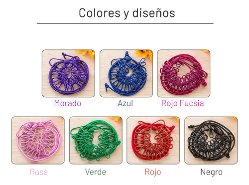 Tendedero A Prueba De Viento Cuerda Retráctil Para Rosa Claro