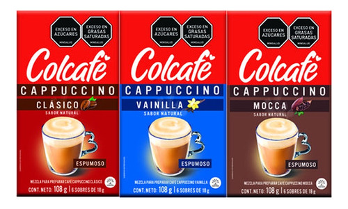 Colcafe Café Capuccino 108g X 3 - g