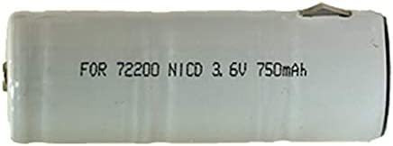 72200 Batería Médica Nicd De Repuesto De 3,5 Voltios Para As
