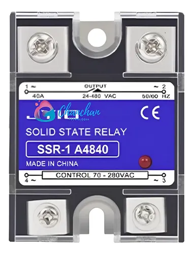 Ssr-40aa 40a Relay Rele Relevador Estado Solido Aa40a | Meses sin interés