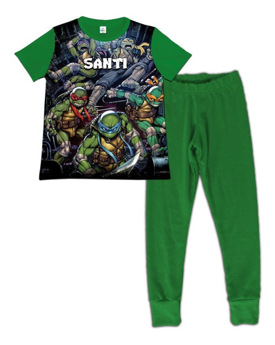 Pijama Niño Manga Corta Tortugas Ninja