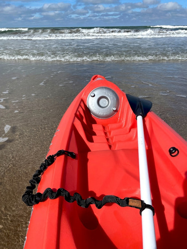 Imagen 4 de 9 de Pita Kayak Remo Leash Kayak Elastizada Con Hebilla Mosqueton