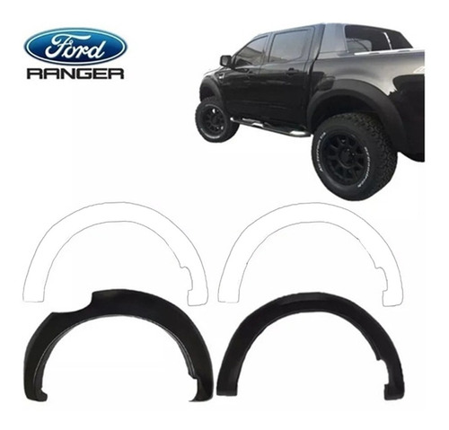 Par Fender Rueda Trasero Ford Ranger 2013 Al 2023