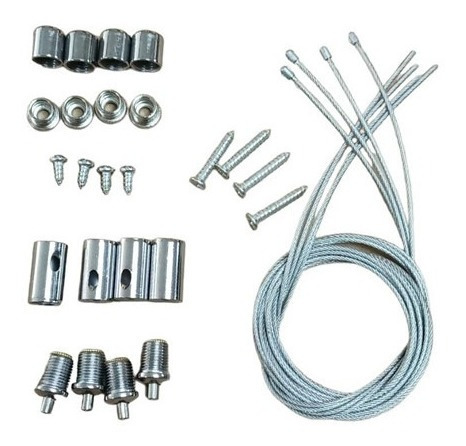 Cable Para Colgar Lampara Panel Led 60x60 120x30 120x60 Kit