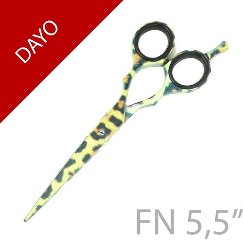 Tijera De Corte Dayo Animal Print Filo Navaja 5,5 W6245
