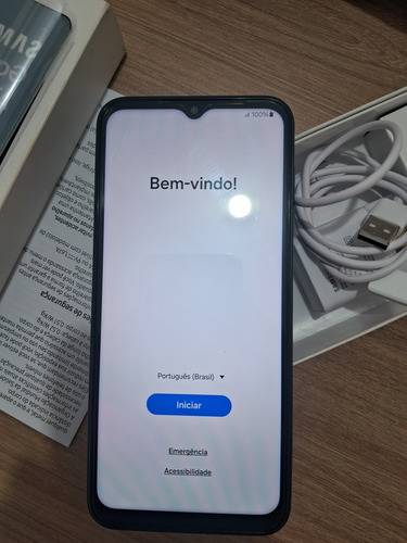 Samsung Galaxy A14 4g Usado Só 2 Meses Zerado+ Fone Capa Pe Preto (Usado)