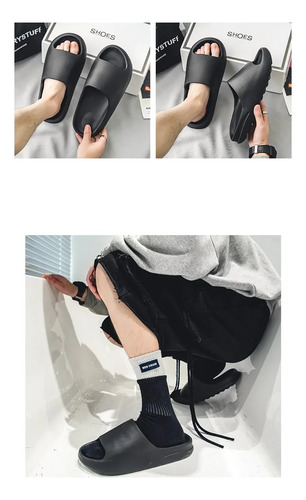 Zapatillas Casuales Para El Hogar Con Suela De Eva Para Homb
