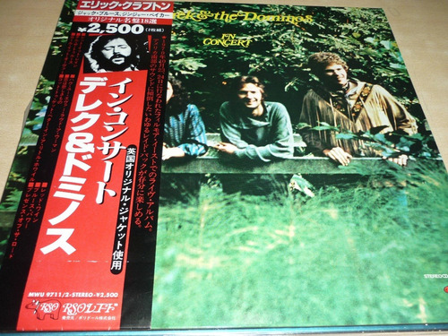 Derek And The Dominos In Concert Vinilo Japon Obi Impecable
