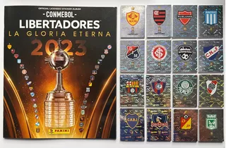 Set Completo Copa Libertadores 2023 + Album Blando Panini