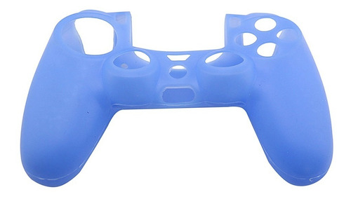 Funda Silicon Compatible Con Control Ps4 Azul