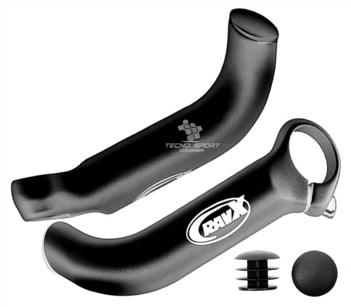 Cachos Ravx Extensión Manubrio Bicicleta Mtb Aluminio Par