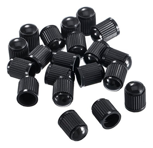 Kurami Tire Valve Stem Caps 200 Pcs,black Plastic Valve...