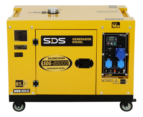 Generador Diesel Sds Power 6.5kva 220v Insonoro Sdg8500s