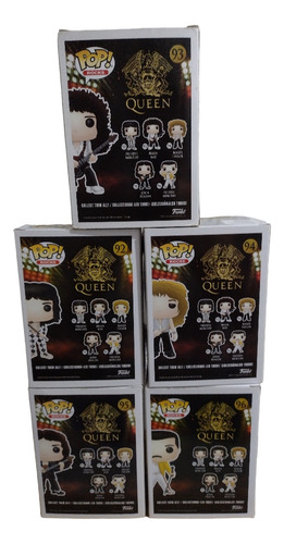 Funko Pop Rocks Queen Set 5pz (Usado)