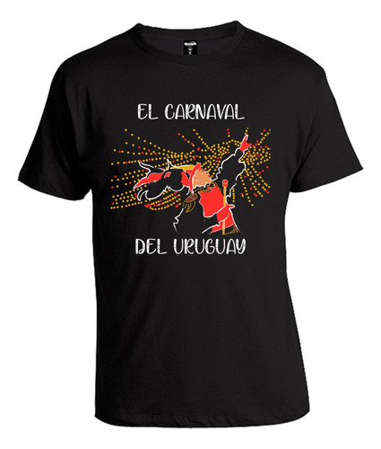 Camiseta Estampada El Carnaval Uruguay Disershop