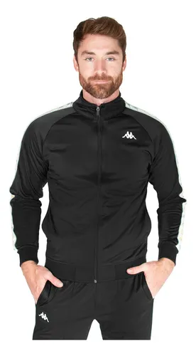 Chamarra kappa negra new arrivals