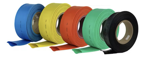 Tubo Termoretractil Colores 10mm Diámetro 10mts Largo