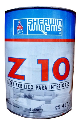 Latex Interior Z10 Sherwin Williams 4 Lt Solo Envio