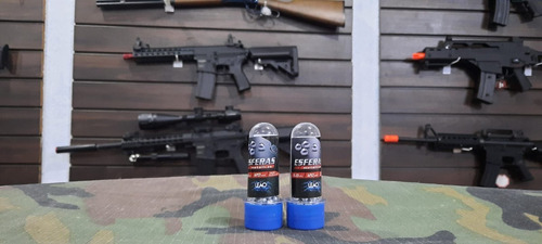 Imagem 3 de 3 de Esferas De Aço Metal Bbs Airgun 6.0mm 240 Unds