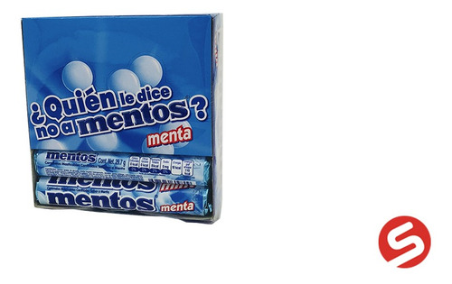 Mentos 12 Tubitos De 29gr Caramelos Masticables Confitados Elige Un Sabor Menta