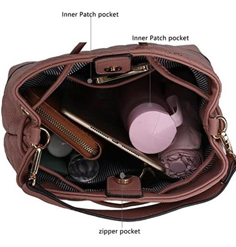 Mkf Collection Crossbody Bucket Shoulder Bag Para Mujer Bols