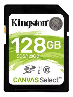 Tarjeta de memoria Kingston SDS2 Canvas Select 128GB