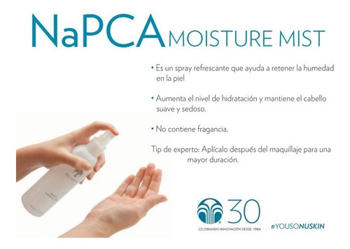 Imagen 4 de 5 de Nuskin Napca Mist Nu Skin Napca Moisturizer Mist Nu Skin X 4