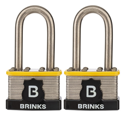 Brinks - Candado Comercial De Acero Laminado De 44 Mm Con Ll