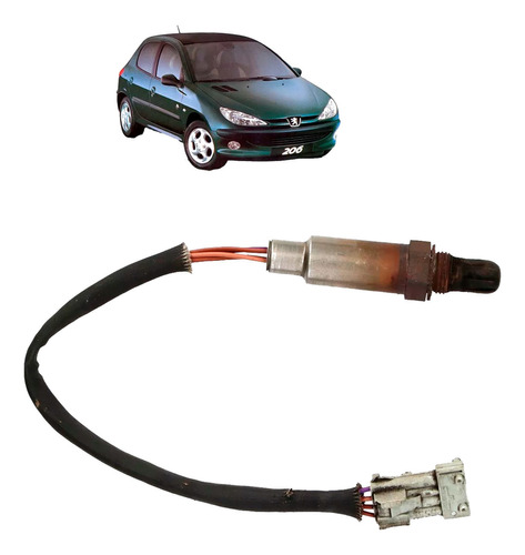 Sensor Oxigeno Completo Para Peugeot 206 1.6 2.0 1999 2008