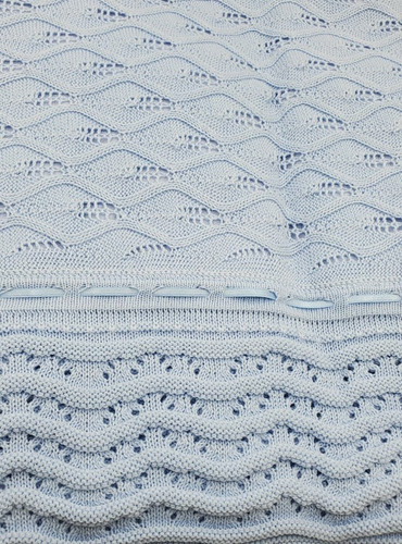 Imagen 2 de 10 de Mantas Colchas De Hilo Algodon 100x100cm
