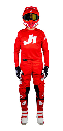 Conjunto Motocross Essential Rojo Just1