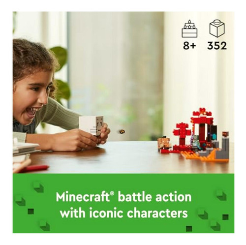 Lego Minecraft 21255 La Emboscada En El Portal Del Nether