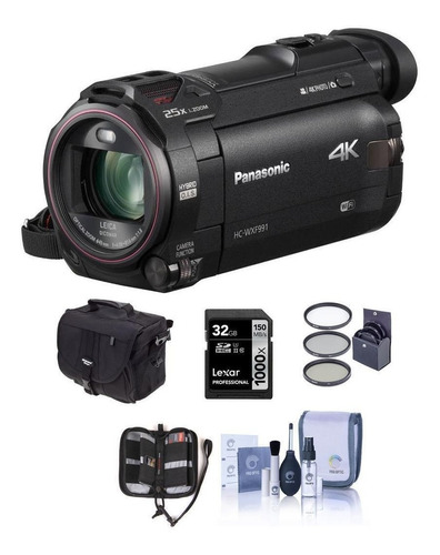 Imagen 1 de 4 de Panasonic Hc-wxf991k 4k Ultra Hd Camcorder With Free Accesso